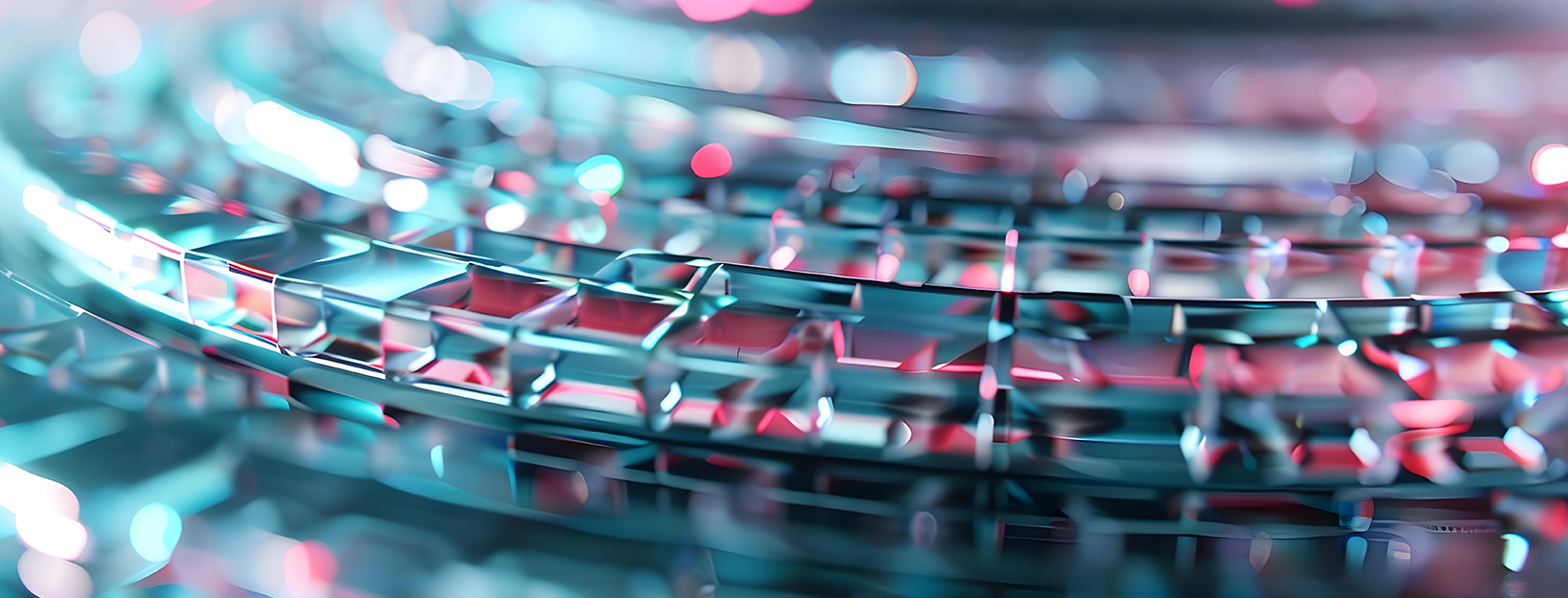 Closeup photo of ferroelectric thin film demonstrating data storage capabilities